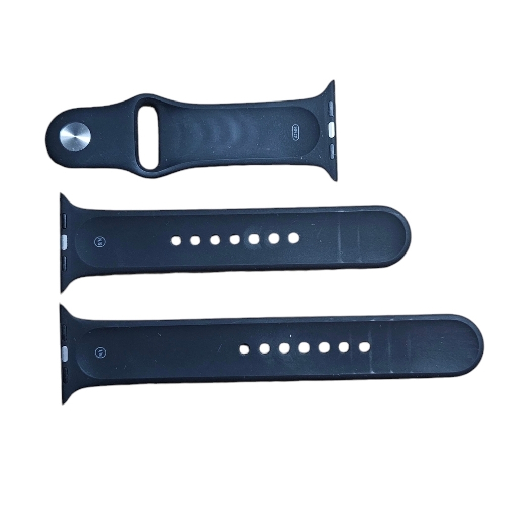 Black Apple Watch Sports Band 42mm size S/M and M/L Included